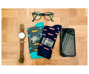 Free Exec Socks Pair Monthly
