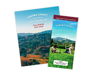 Free Sonoma County Visitors Map & Guide
