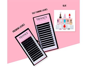 Free Tdance Premium Fake Lashes & Glue
