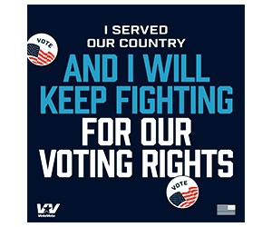 Free VoteVets Vote Sticker
