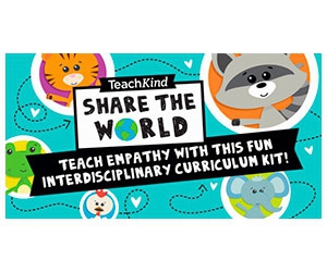 Free TeachKind’s Free Share the World Curriculum Kit
