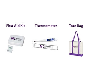Free First Aid Kit, Thermometer, And Tote Bag From Novant Health
