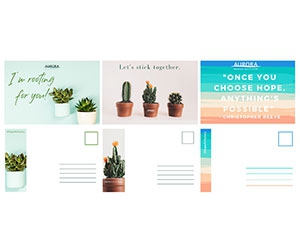 Free Aurora Messages Of Hope Postcard Kit
