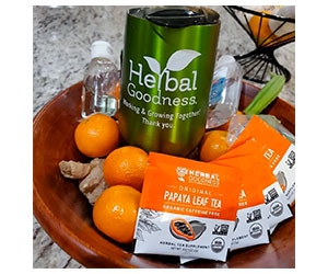 Free Papaya Leaf Tea Sample
