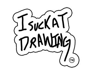 Free Sticker - I SUCK AT DRAWING ™