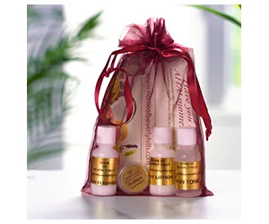 Free Nonie of Beverly Hills AHA! Sample Kit With Skin Cleanser, Tonic, Moisturizer, & Body Lotion
