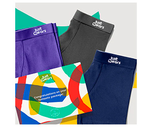 Free JustWears Men's Underwear
