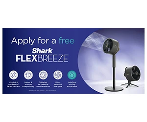Free Shark FlexBreeze Fan - Apply to Try with SharkNinja Insiders!
