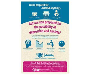 Free "Moms' Mental Health Matters: Prepared for Anything" Wall Poster
