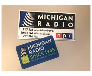 Get Your Michigan Radio Bumper Sticker and Window Clings!
