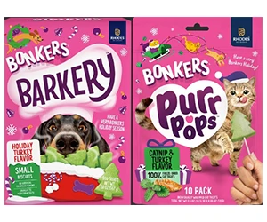 Free Full-Size Cat or Dog Treats from Bonkers!"
