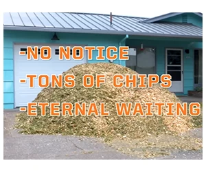 Free Wood Chips and Delivery from Chip Drop!
