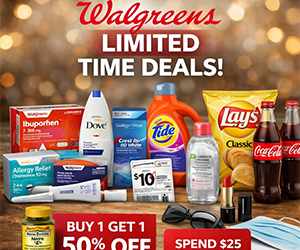 Walgreens Limited Time Deals: Buy 2 Get 1 Free Candy, Up to $100 Off Self-Care & More