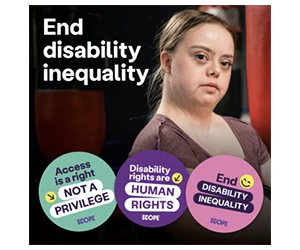 Free Stickers - Show Your Support for Disability Equality!
