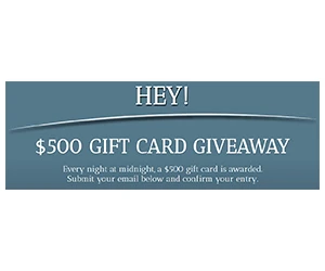 Win a $500 Gift Card - Register Now!
