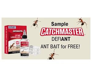 Free Catchmaster DefiANT Liquid Ant Bait - Beat Ant Invasions!
