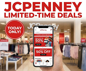JCPenney Limited Time Deals: Up to 70% Off Fine Jewelry, Furniture Flash Sale & More