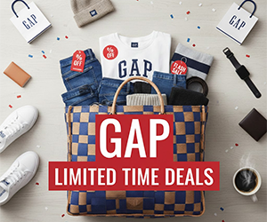 GAP Limited Time Deals: Up to 50% Off Sitewide, Extra 30% Off & More