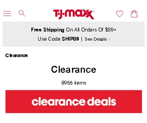 Shop T.J. Maxx Clearance Deals - Save Up to 80% Off!
