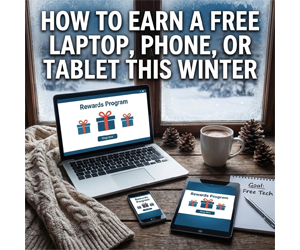How to Earn a Free Laptop, Phone, or Tablet This Winter