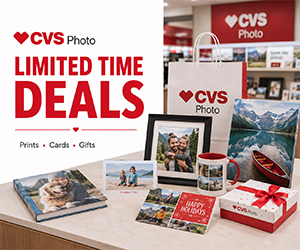 CVS Photo Deals: 65% Off Posters, 16x20 Canvas for $25, 50% Off Photo Books & More