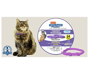 Free 2-Pack of Hartz UltraGuard PROMAX Flea & Tick Cat Collars
