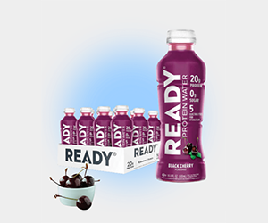 Free Ready® Protein Water – Apply Now to Sample Black Cherry Flavor
