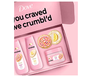 Win Dove x Crumbl Sweet-Stakes Shower Essentials – Enter Now