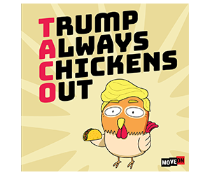 Free "Trump Always Chickens Out" Sticker - Claim Yours Now
