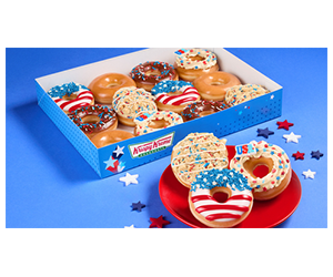 Free Krispy Kreme Donut on July 4th - No Purchase Needed