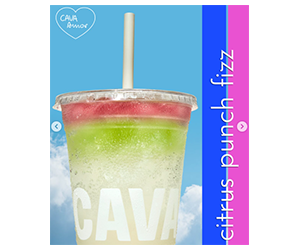 Free CAVA Drink on Wednesdays After 3PM
