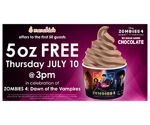 Free Froyo at Menchie’s on July 10th!
