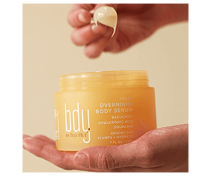 Free bdy by Tree Hut Overnight Body Serum Sample
