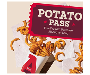 Free Medium Fry Every Day in August with Arby's!
