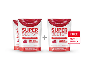 Free Bag of Super Beets Heart Chews - Buy 2, Get 1 Free!