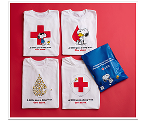 Free PEANUTS T-Shirt from the American Red Cross - Limited Giveaway
