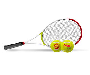 Free Red Ball Tennis Starter Pack - Racquets and Balls Included
