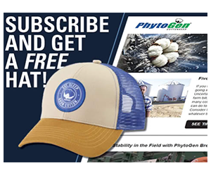 Free PhytoGen Hat - Subscribe to Best Yielder e-Newsletter
