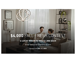Win $1,000 in the Fall Fresh Contest - 4 Winners Selected
