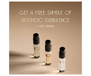 Free Aesthetic Turbulence Fragrance Sample - Bold & Sophisticated
