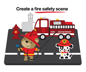 Free Kids Craft - Create a Fire Safety Scene at JCPenney!