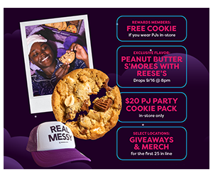 Free Cookie for Rewards Members at Insomnia Cookies PJ Party!