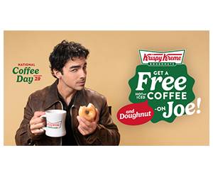Free Coffee & Doughnut at Krispy Kreme - National Coffee Day!