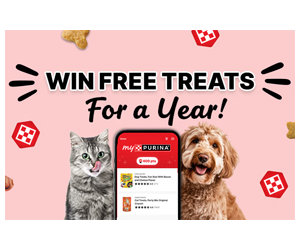Win a Year of Free Treats with myPurina - Every Pet’s Dream!