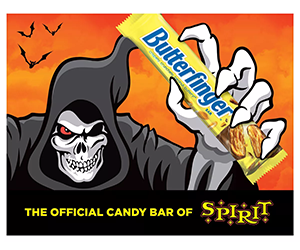 Free Butterfinger Candy & Tote Bag - Spirit Halloween Takeover Event!