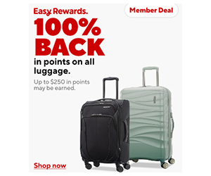 Free Luggage - Get 100% Back in Staples Easy Rewards™!
