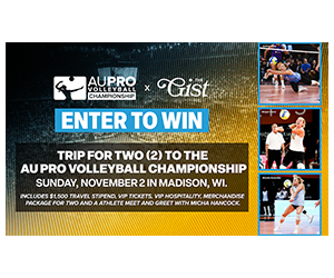 Win a VIP Trip for Two to the AU Pro Volleyball Championship!