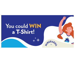 Win a Happy Sparkling Water Day T-Shirt - fizzy vibes included!