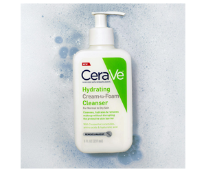 Free CeraVe Hydrating Cream-to-Foam Cleanser Sample - Gentle, Effective, Essential!