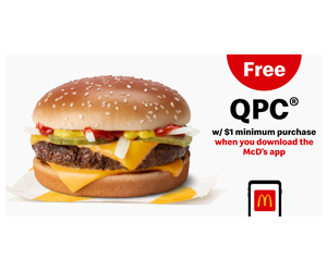 Free Quarter Pounder with Cheese - Your Favorite Burger, On the House!